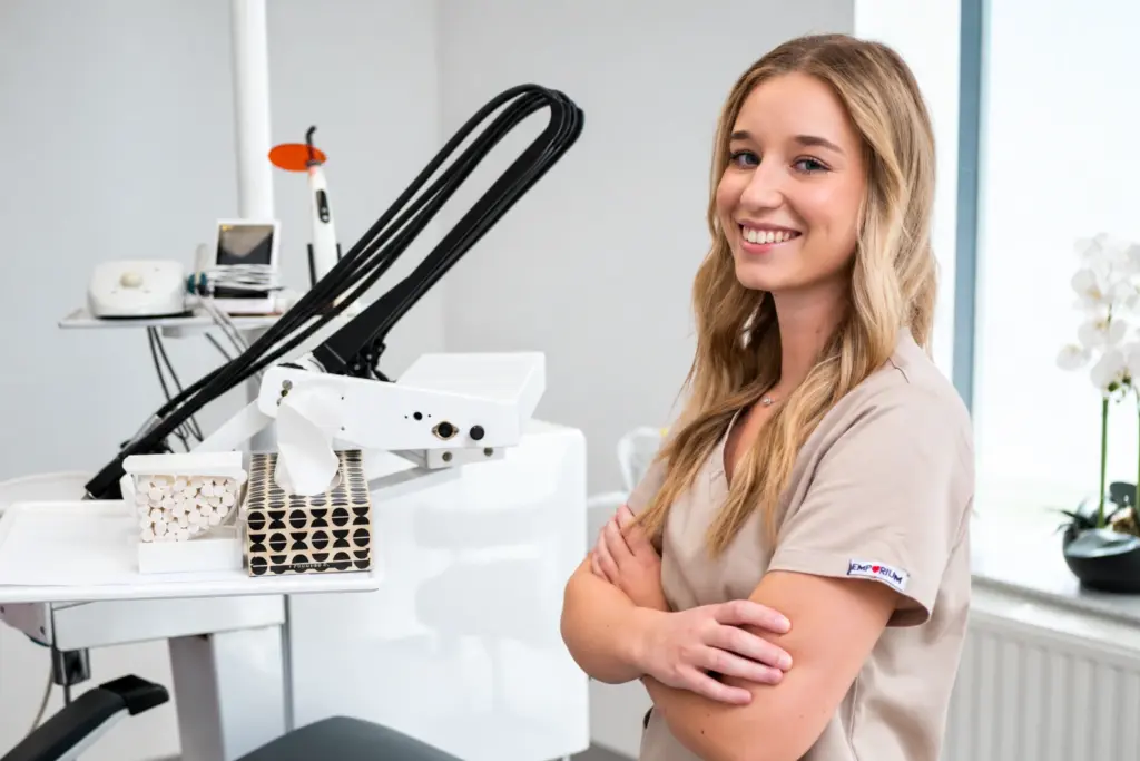 Anja Vučen, dental nurse and X-ray technician.
